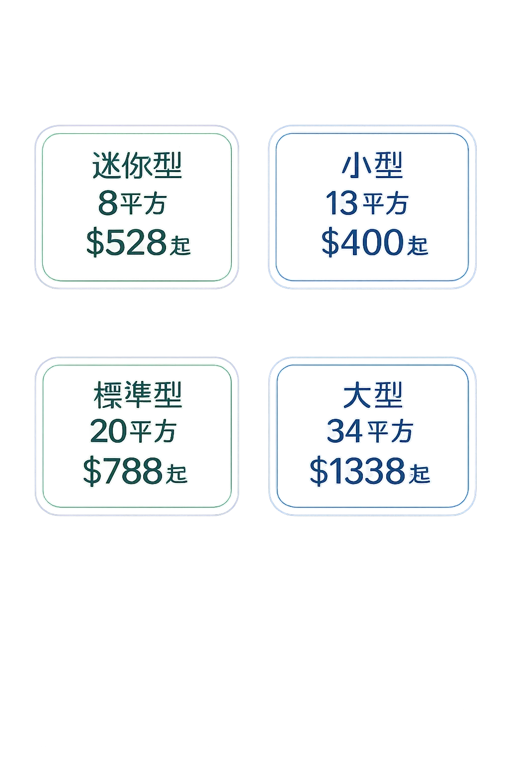 租仓优惠海报